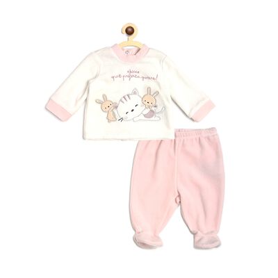 Smock - Legging Set With Applique (2pc)
